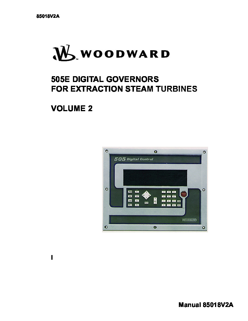 First Page Image of 9907-167 505E DGTC Manual 85018V2A.pdf